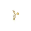 Catherine Curve Flatback Stud