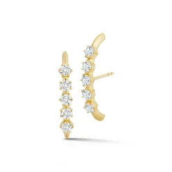 Catherine Half Hoop Earring