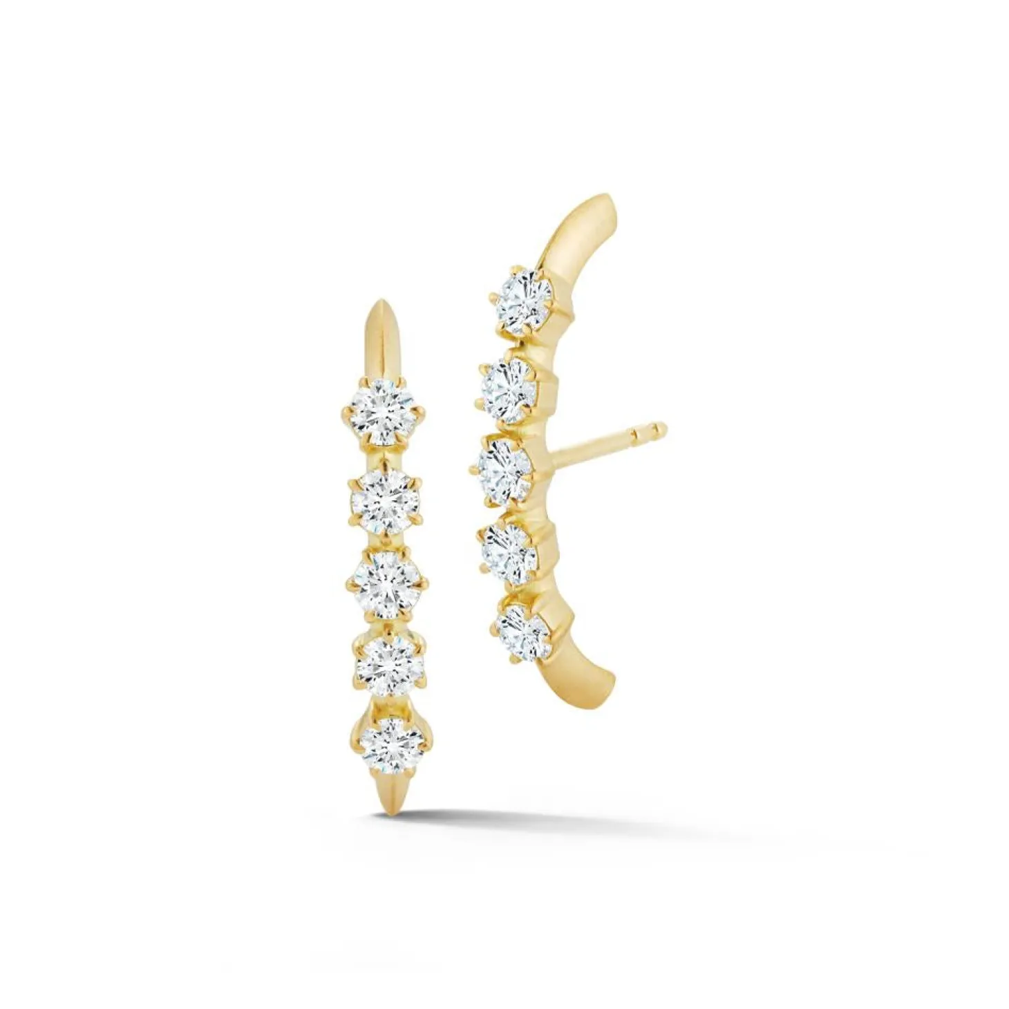 Catherine Half Hoop Earring