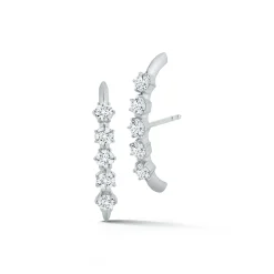 Catherine Half Hoop Earring