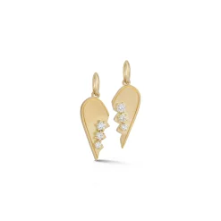 Friendship Heart Charms