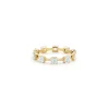 Kismet Emerald Cut Diamond Band