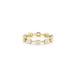 Kismet Emerald Cut Diamond Band