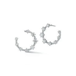 Large Kismet Diamond Hoops