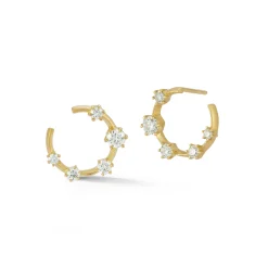 Medium Kismet Diamond Hoops