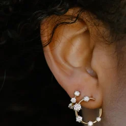 Medium Kismet Diamond Hoops