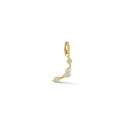 Mini Posey Crescent Charm