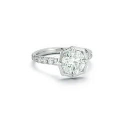 Pave Alchemy Solitaire Ring