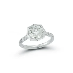 Pave Alchemy Solitaire Ring