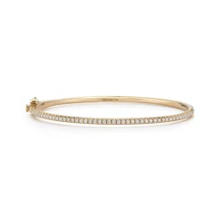 Pave Diamond Bangle, Sale