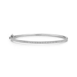 Pave Diamond Bangle, Sale