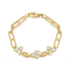 Poppy Diamond Chain Bracelet
