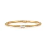 Poppy Two Stone Plié Bangle