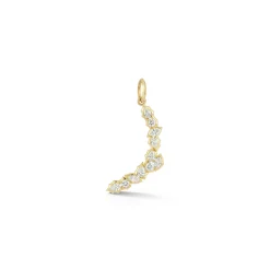 Posey Crescent Charm