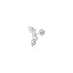Posey Curve Flatback Stud