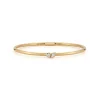 Posey Two Stone Plié Bangle
