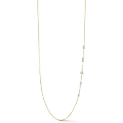 Posey Two-Tone Single Station Necklace