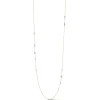 Posey Two-Tone Three Station Necklace
