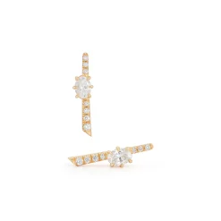 Rae Diamond Pave Stud Earrings