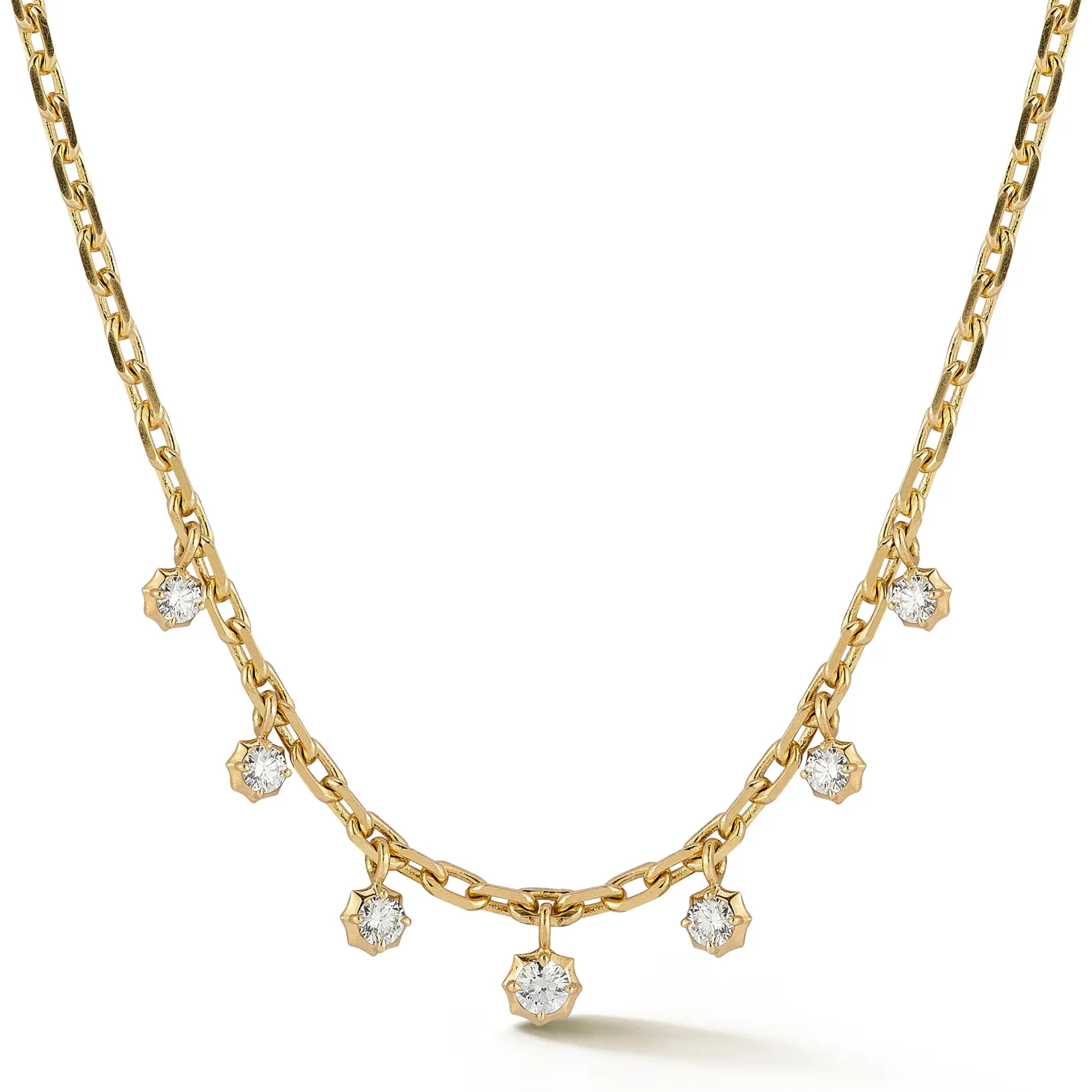 Sophisticate Hanging Diamond Necklace