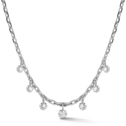Sophisticate Hanging Diamond Necklace