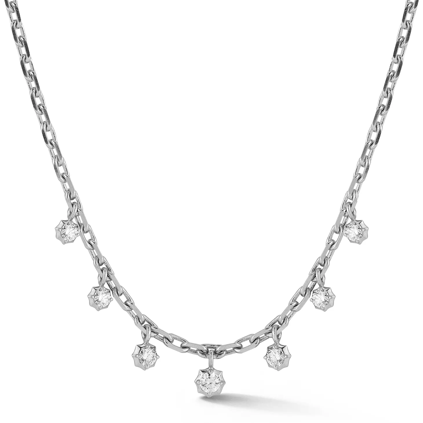 Sophisticate Hanging Diamond Necklace